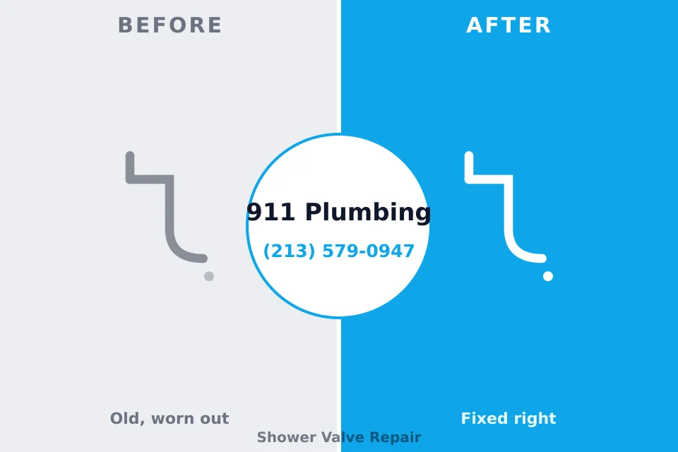 Before and after: plumbing company Silver Lake, NJ